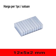 Neodymium Square Magnet 12x5x2 mm
