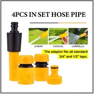 COD 1/2" 3/4" 1" Quick Connect Hose Repair Extension Connector Garden Hose Water Hose Adapter Irriga