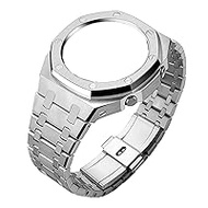 Popular Luxury Watch GA2100 Custom Parts, Watch Band + Watch Case, 3rd Generation Ga2100 Mod Kit Custom Bezel Watch Band Strap, Metal Cover Model for G-Shock GA2100/GA2110/GA-B2100, Men's