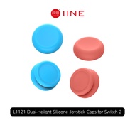 IINE L1121 Dual-Height Silicone Joystick Caps for Switch 2