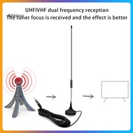  Dual Frequency Reception SMA Head External Digital Antenna FM Signal Booster Roof Antenna Car Accessories