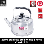 Zebra CLASSIC 3.5L Stainless Steel Whistling Kettle
