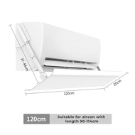 [SG SELLER] Adjustable length Aircon wind deflector panel Aircon Windshield