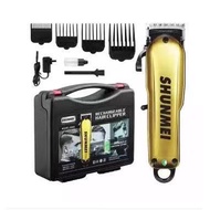 ปัตตาเลี่ยนตัดผมสำหรับช่างตัดผม รุ่น SHUNMEI 808a ปัตตาเลี่ยนตัดผมไร้สายชาร์จ USB เครื่องมือช่างตัดผ