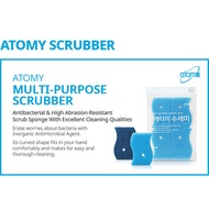 Atomy Scrubber 4 In 1 / Anti-Bacterial / Lasting &amp; High Ab ( Bundle with Atomy Dish Detergent Refill* )