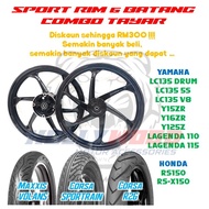 SPORT RIM 6 BATANG ORIGINAL FULL CHOP LC135 LCV8 125ZR Y15 Y16 RS150 RSX150 + TAYAR