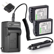 Kastar 2 Pack Battery and Charger for Panasonic CGR-S006A/1B DE-993A DE-993B DE-994 DE-A43B and Pana