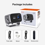 A10 Projector Household HD 4K Family Party Android 13 Portable Projector Small Mini