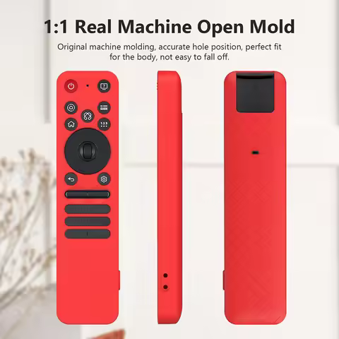 Protective Case Anti-Slip Remote Case Lightweight Shockproof Silicone Case Compatible with 2025 LG O