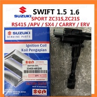 Genuine SUZUKI Ignition Coil SWIFT 1.5 1.6 RS415 APV  SX4  CARRY  ERV SPORT ZC31S ZC21S IGNITION PLU