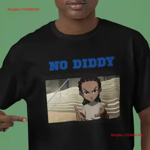 No Diddy Pause Riley Funny T Shirt vintage Washed homme Stylish streetwear graphic Stretched fashion