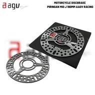 Agv racing front disc brake mio j gt soul GT M3 190mm round model series 3 bolt holes agv racing