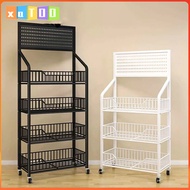 Multipurpose Chiki rack, 3-/, 4-tier shopping rack, snack rack, snack bar rack, iron rack, trolley r