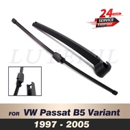 Wiper 16" Rear Wiper Blade Arm Set Kit For VW Passat B5 Variant 1997-2005 1998 1999 2000 2001 Windshield Windscreen Rear Window