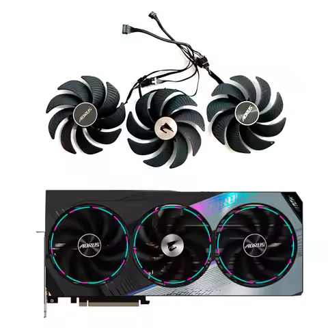 Original PLD10020B12H 105MM RTX4090 4080 GPU fan for Gigabyte AORUS GeForce RTX 4090 4080 4070 Ti MA