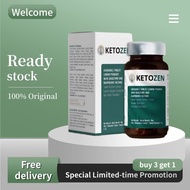 Ready Stock Buy 3 get 1 Original-" KETOZEN by Trendwellness Fat-Reducing Slimming Nutrition Tablets/