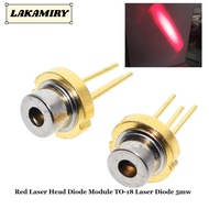 LAKAMIRY 1/2/5/10pcs Red Laser Head High Quality 5mw 5MW TO-18 Laser Diode