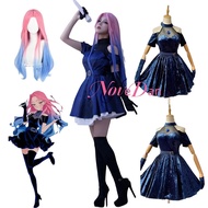Alien Stage Mizi Cosplay Costume Dress Wig Anime Alien Stage Cosplay Halloween Carnival Party Costum