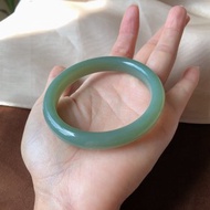 極品且末藍天空藍和田玉手鐲正裝特色手鐲圈口57平安喜樂萬事勝意