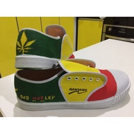 Kasut Nanyang Bob Marley Stylo Fancy Sepak Takraw STL Custom Shoes