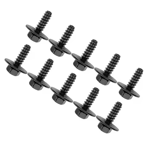 10X Bumper Retainer Screw 9CF6-00-516B Hex Splash Baffle Bolt For Mazda 2 2011-2014 NEW