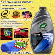 (100% TURTLE WAX) Turtle Wax Hybrid Solutions Ceramic Wash & Wax - 1.42Liter
