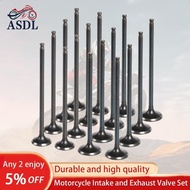 ASDL 16PCS For Kawasaki ZXR250 1989-1998 ZR250 Balius 00Motorcycle Engine Parts Intake & Exhaust Val
