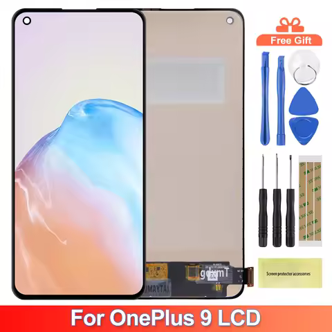 6.55'' For OnePlus 9 LE2113 LE2111 LE2110 LE2117 LE2115 LCD Display Touch Screen 1+9 Digitizer Assem