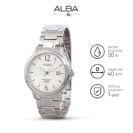 Jam Tangan Analog Stainless Steel Pria Alba AS9A57X1 Original