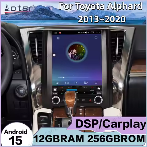 For Toyota Alphard 2013~2020 Sensitive and intelligent Screen Android Multimedia Car Radio GPS Navig