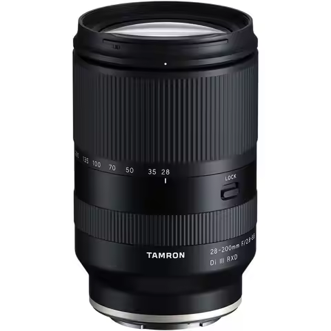 28-200 /2.8-5.6 Di III RXD All-in-One Lens or Mirrorlull e/APS-C E-Mount, el Number: AA071S700, Blac