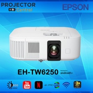 Epson Home Theatre EH-TW6250 4K PRO-UHD 3LCD Smart Gaming Projector ; Featuring proprietary 4K PRO-U
