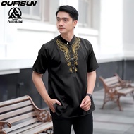【Oufisun】2025 Ethnic Shirts For Men Modern Barong For Men Asian Attire For Men Modern Filipiniana Et