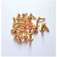 Yamaha 5x16 Gold Body Bolt Screws, Nmax Mio Aerox Screwdriver Wrench Skru Skru M5 Skru M6 Skru Stain