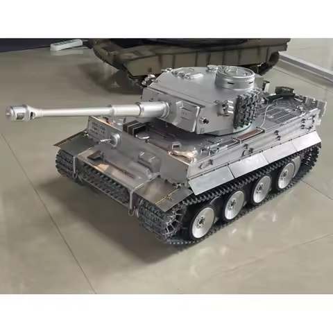 Heng Long 1/8 Tiger I RTR RC Tank Model High Simulation Full Metal 3818 BB Airsoft Battle Vehicle Ra