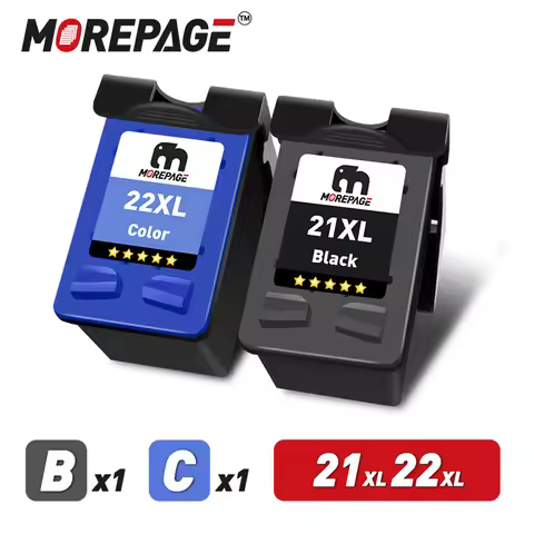 MorePage Replacement Ink Cartridge For HP21 22 HP 21XL For Deskjet F2180 F2200 F2280 F4180 F300 F380