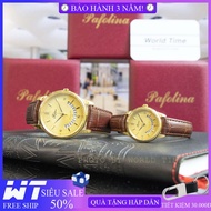 Đồng hồ nam đồng hồ đôi pafolina 5039m full hộp thẻ bảo hành 3 năm sapphire chống xước chống nước