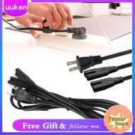 Uukendh Power Cord Y Splitter  Fully Molded JD3312 5.9 Feet  18AWG Pure Copper Conductor Dual IEC320