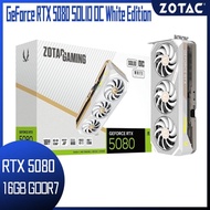 ZOTAC 索泰 GAMING GeForce RTX 5080 SOLID OC White Edition 顯示卡