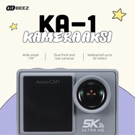 【KiTBEEZ KA-1】Action Camera 5K WIFI Anti-shake Dual Screen Waterproof 170° Wide Angle Outdoor Sport 