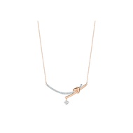 SWAROVSKI LIFELONG HRT สร้อยคอ Necklace SWAROVSKI【PARADISE】 RoseGold