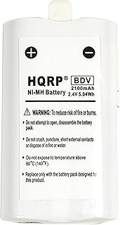 HQRP Rechargeable NiMH Battery Works with Flip Video ABT1W U11204 U1120B U1120P U1120W U1120Y F160 F