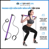 Thanh Gậy Tập Gym Gậy Tập Gym Sitck Yoga Kèm Dây Kháng Lực Tập Luyện Thể Thao Pilates Đa Năng Tại N