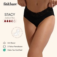 (Medium Flow) FitnBare Menstrual Underwear - Menstrual Panties - Period Panties | Stacy Magic Underw