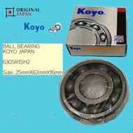 KOYO 6305 R1 SPECIAL SIZE BALL BEARING 25mmX62mmX16mm. 6305R1SH2-9TCS35 KOYO JAPAN, Motorcycle Crank