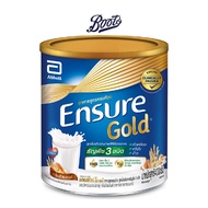 Ensure Gold Plant Based 400G เอนชัวร์ โกลด์ สูตรโปรตีนจากธัญพืช 3 ชนิด ขนาด 400 กรัม