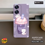 Soft Case Latest Realme C55 2023hp - CUTE Cartoon Fashion Case - Latest Realme C55 Casing - Case Rea