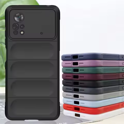 For Xiaomi Poco X4 Pro 5G Case Poco M4 X4 Pro 5G X3 NFC Cover Skin-Friendy Shockproof Silicone TPU P