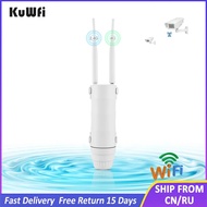 KuWFi 4G LTE Outdoor WiFi Router Waterproof 4G SIM Card Router Wide Range Wireless Internet Hotspot Wifi Support 64 Users 24VPOE gubeng