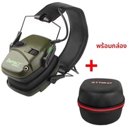 Original ยุทธวิธีอิเล็กทรอนิกส์ยิง Earmuff กีฬากลางแจ้ง Antinoise ชุดหูฟัง Impact Sound Amplificatio
